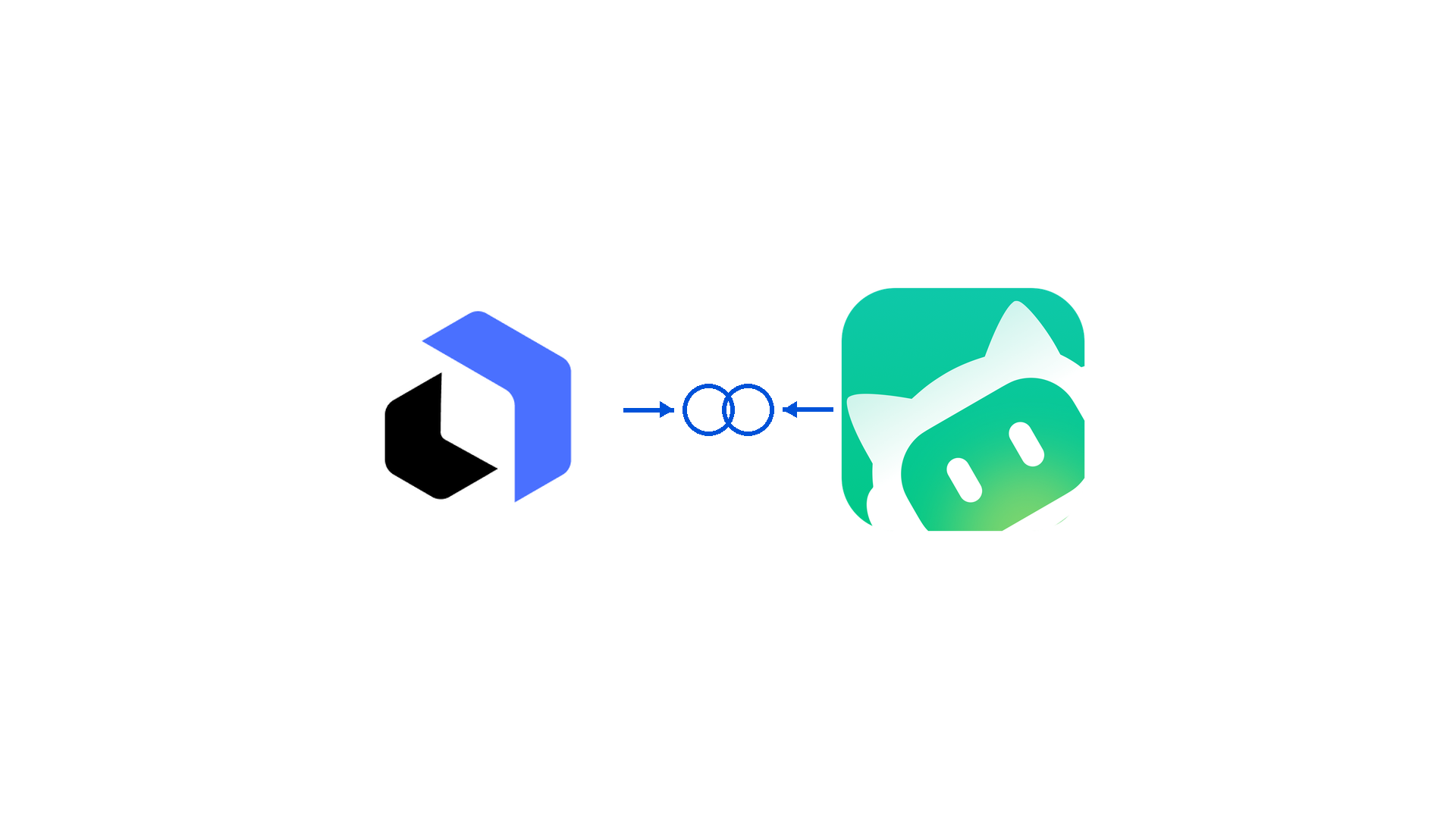 腾讯云 ADP 与 WorkBuddy 双品牌图标由一条蓝色连接符号相连，象征两个平台双向打通