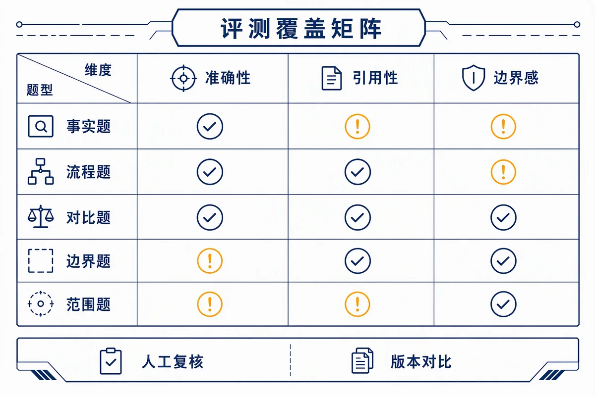 上线前复杂政策评测集覆盖维度